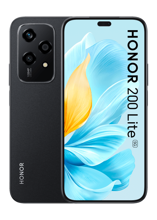 Honor Pack 200 Lite & Earbuds X6 Noir 256 Go - Free Mobile